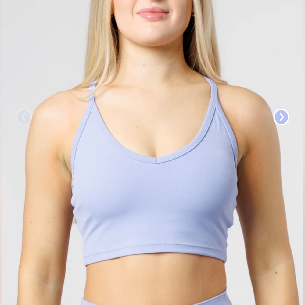 PARAGON Light Lavender Strappy Sports Bra